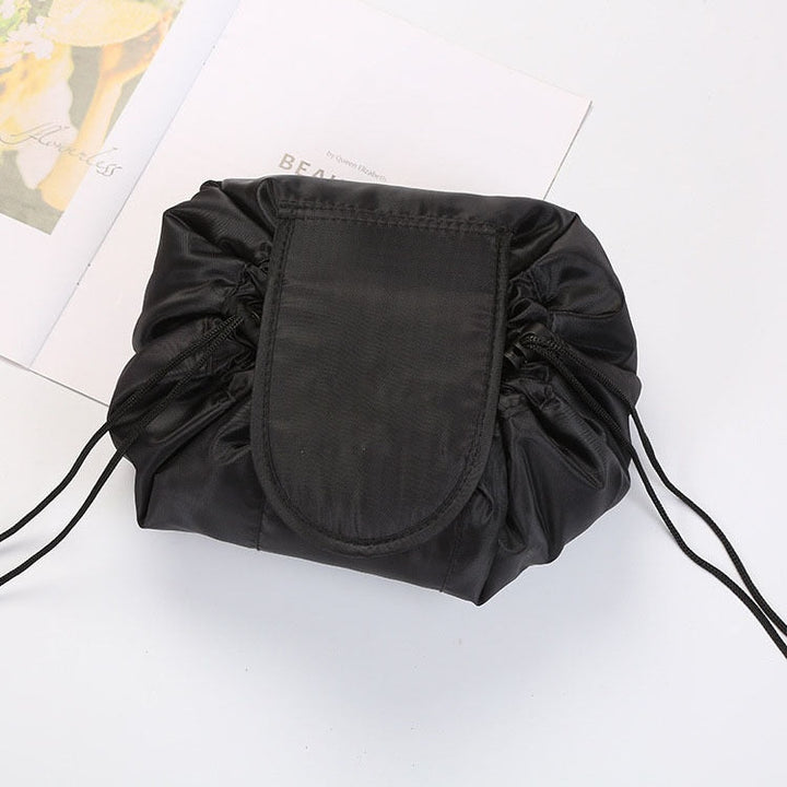 Portable Drawstring Cosmetic and Toiletry Bag