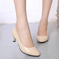 Cotton Candy Pumps – Elegant Nude Low-Heel Shoes for Work & Events-Beige-6.0 (23.5cm)-State of Style
