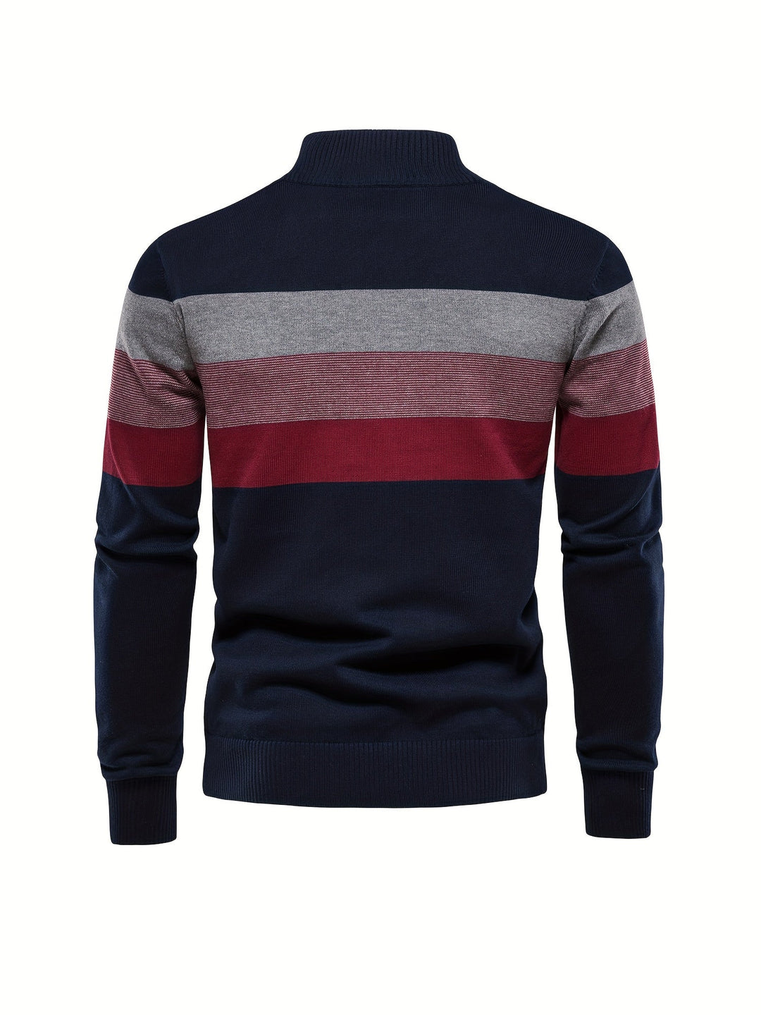 Cotton Knit Men's Sweater - Wyatt-Dark blue-S-State of Style