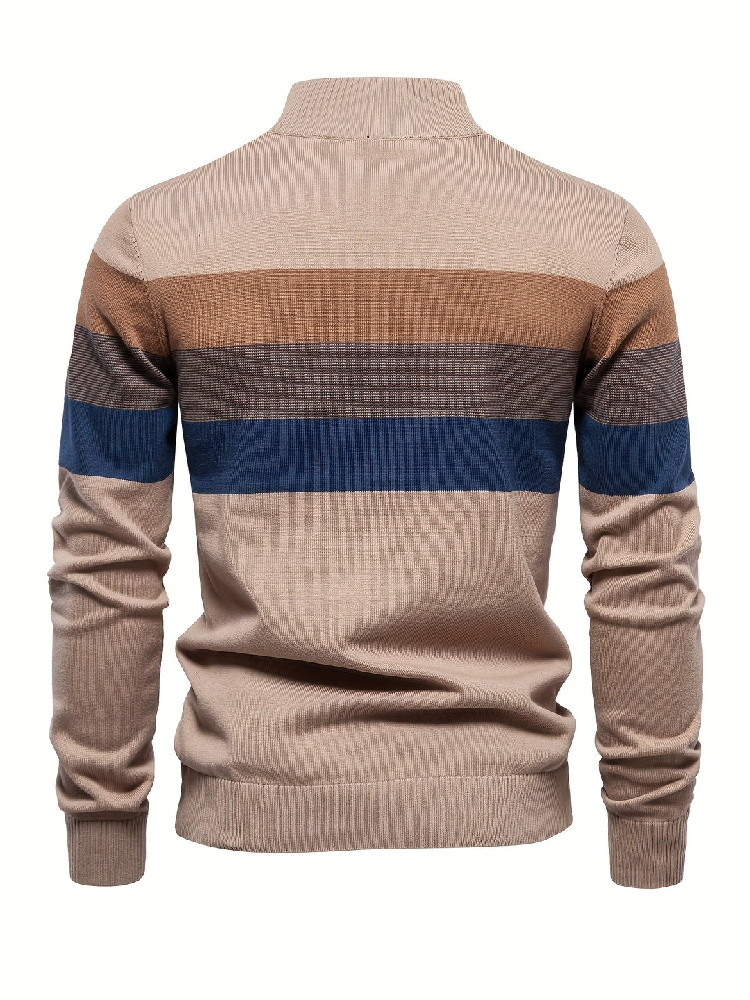 Cotton Knit Men's Sweater - Wyatt-Dark blue-S-State of Style