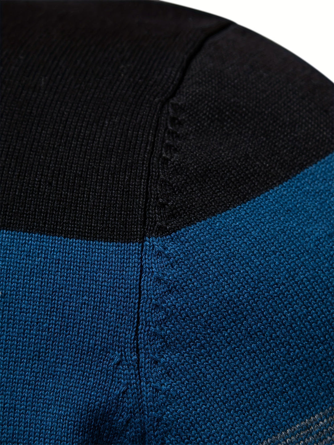 Cotton Knit Men's Sweater - Wyatt-Dark blue-S-State of Style