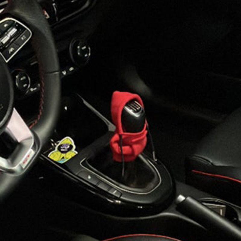 Cotton Protective Gear Shift Cover - ShiftEase-Poinsettia-State of Style