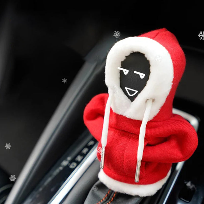 Cotton Protective Gear Shift Cover - ShiftEase-Poinsettia-State of Style