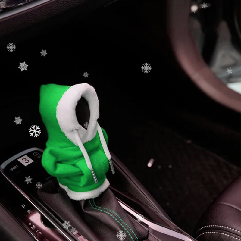 Cotton Protective Gear Shift Cover - ShiftEase-Poinsettia-State of Style