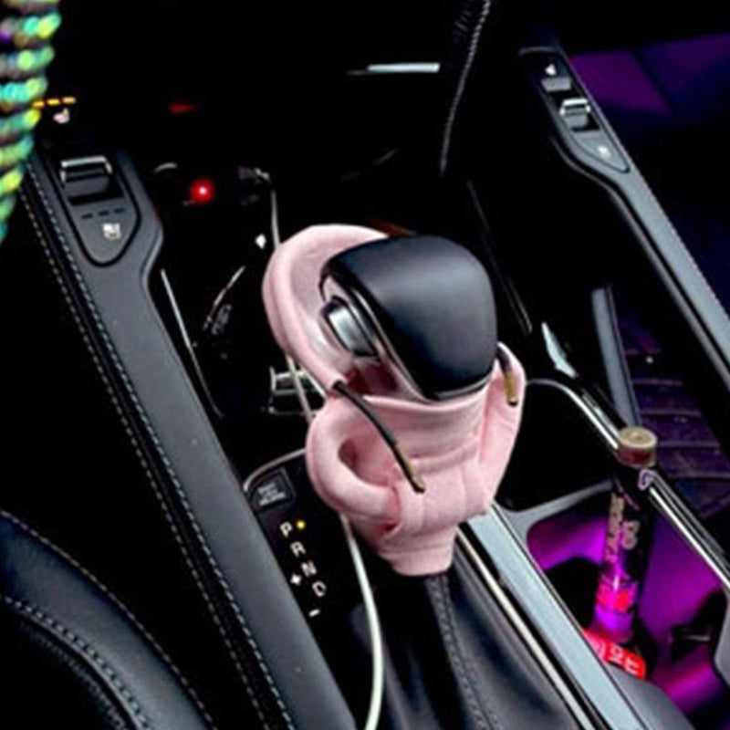 Cotton Protective Gear Shift Cover - ShiftEase-Poinsettia-State of Style