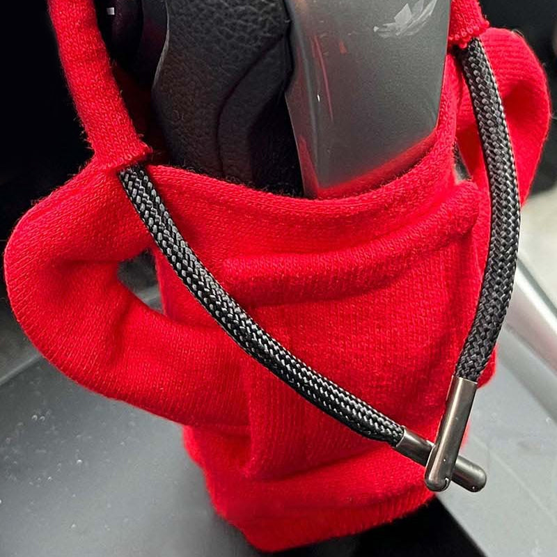 Cotton Protective Gear Shift Cover - ShiftEase-Poinsettia-State of Style
