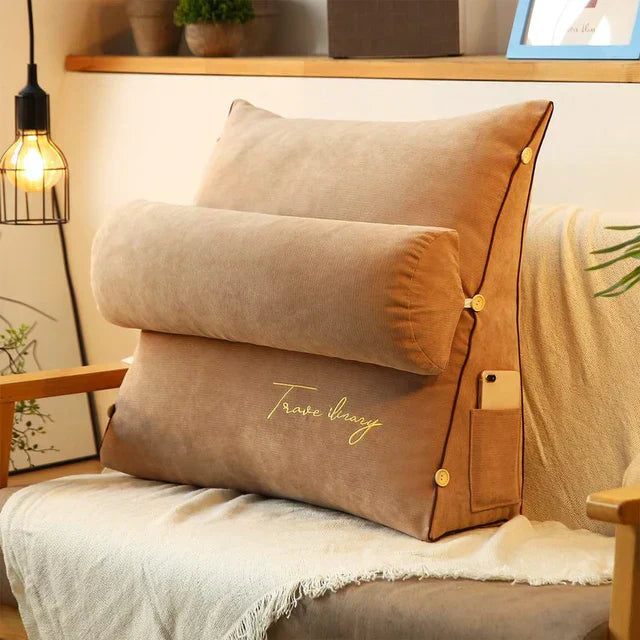 Ergonomic wedge-shaped back support cushion – Relaxa