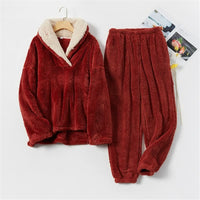 CozyPyjamas | Women's Warm Pyjama Set-Grey-M-State of Style