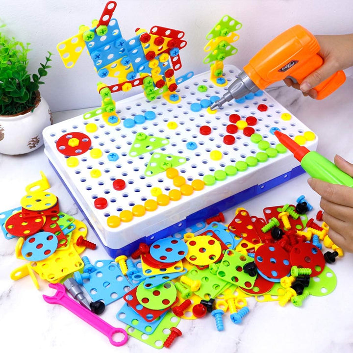 Creative Construction Set with Toy Drill - BuildyDrill-State of Style