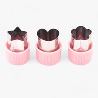 Creative Cookie and Fruit Cutter Set - StarHeart-Pink-State of Style