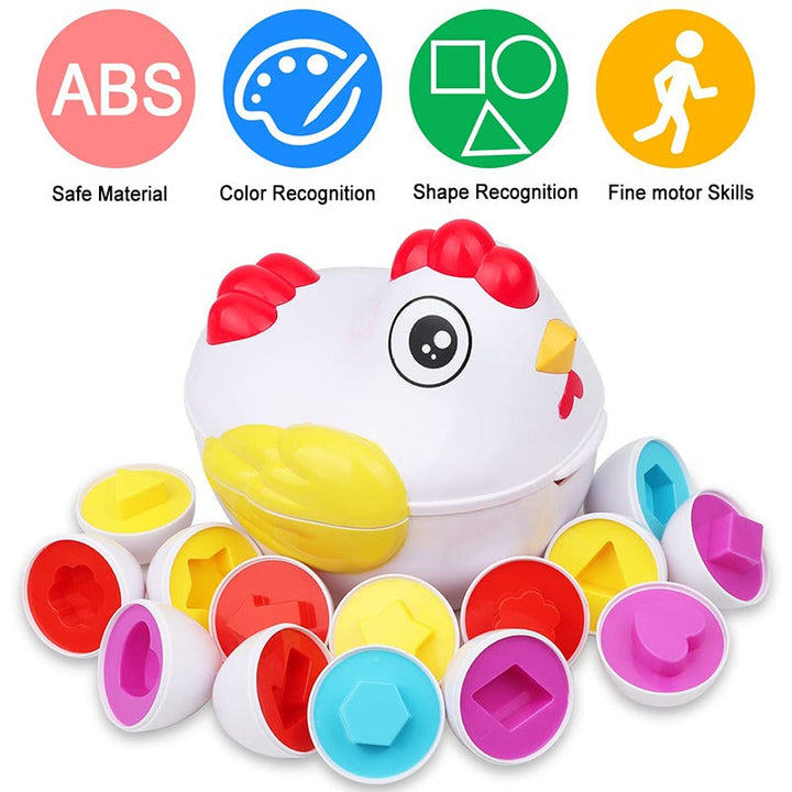 Creative Egg Puzzle for Children - EggCiting Puzzle Set-Egg Carton-State of Style