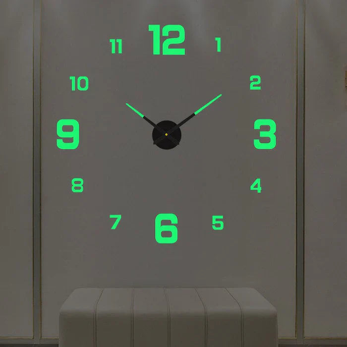 Creative Wall Clock - ArtTime-Numbers - Luminous-60-100 cm-State of Style