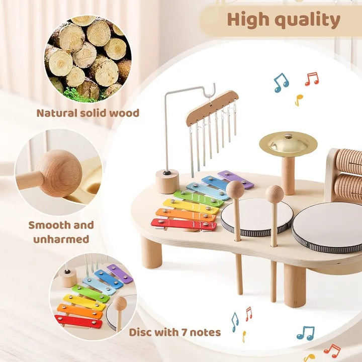 Creative Wooden Toy Music Station - MelodyMaker-State of Style
