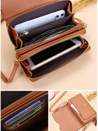Crossbody Bag Made of Leather-Black-1-State of Style
