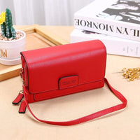 Crossbody Bag Made of Leather-Red-2-State of Style