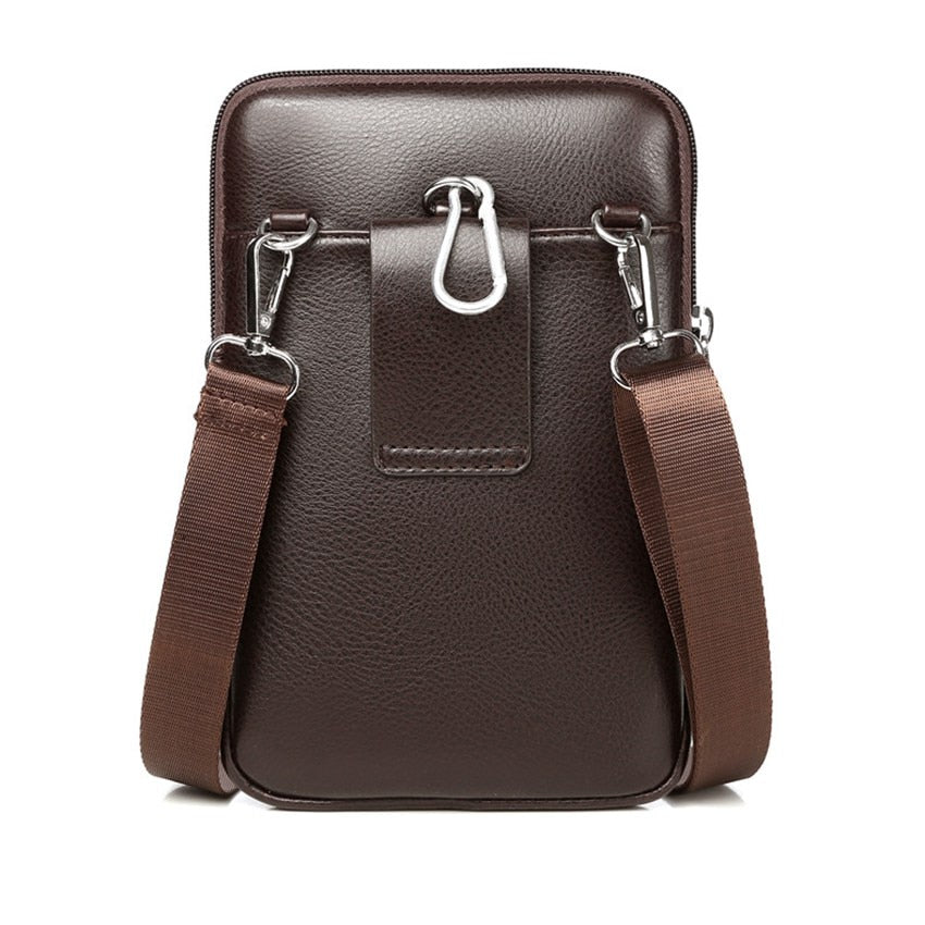Men’s PU Leather Crossbody Bag