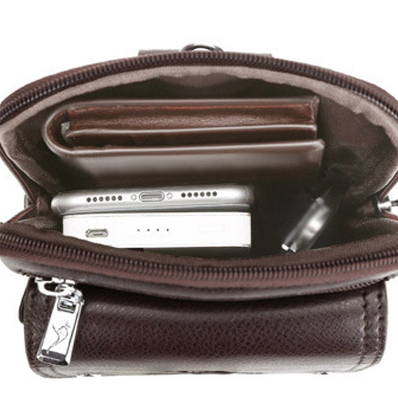 Men’s PU Leather Crossbody Bag