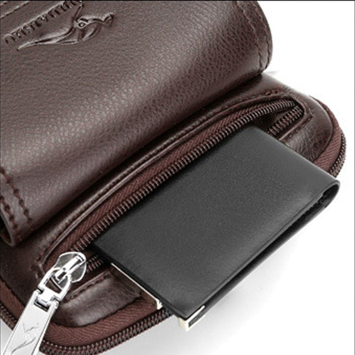 Men’s PU Leather Crossbody Bag
