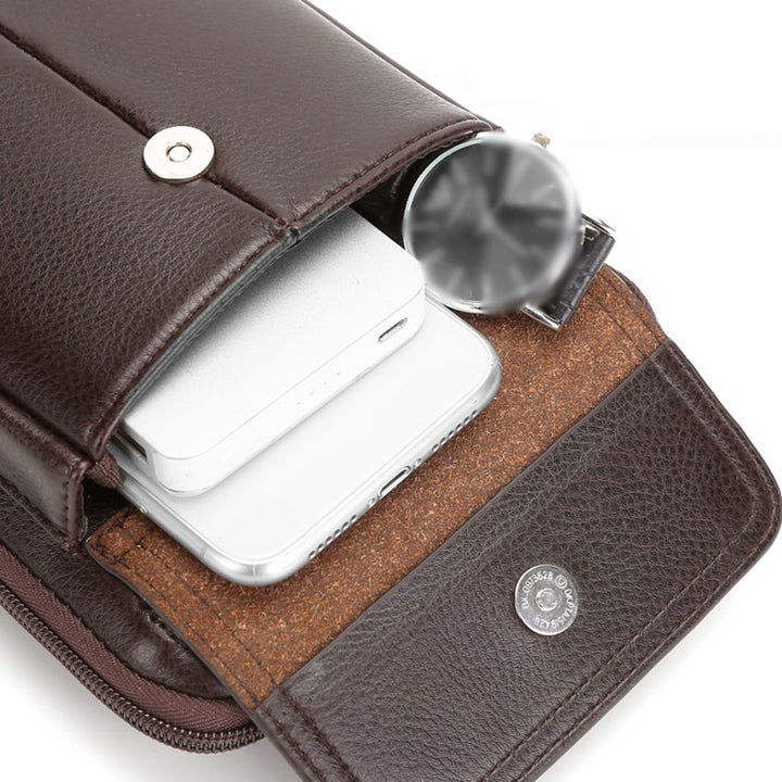 Men’s PU Leather Crossbody Bag