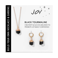 Crystal Jewelry Set Necklace and Earrings - Elara-Clear crystal-State of Style