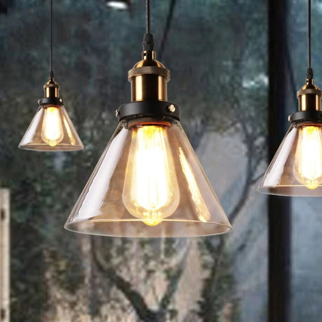 Crystal Luxury Pendant Lamp - Vincent-Amber 1-State of Style