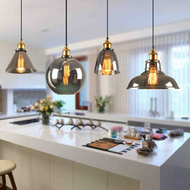 Crystal Luxury Pendant Lamp - Vincent-Amber 1-State of Style