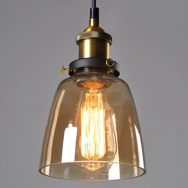 Crystal Luxury Pendant Lamp - Vincent-Amber 1-State of Style