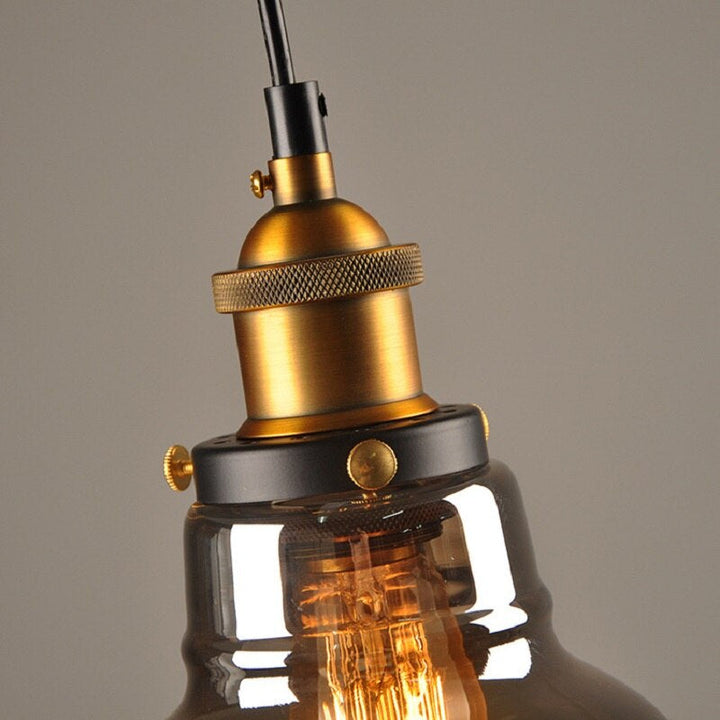 Crystal Luxury Pendant Lamp - Vincent-Amber 1-State of Style