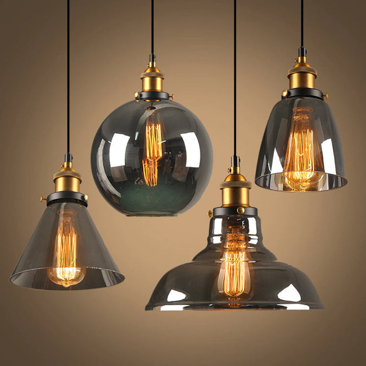 Crystal Luxury Pendant Lamp - Vincent-Amber 1-State of Style