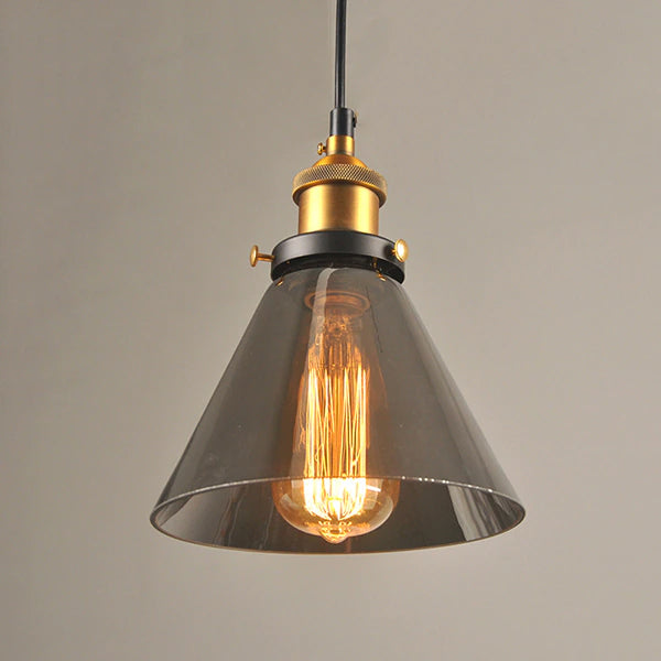 Crystal Luxury Pendant Lamp - Vincent-Smoke Grey 2-State of Style