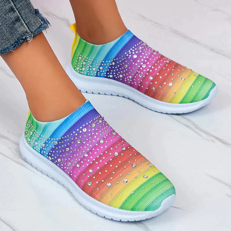 Crystal Shoes - GlamStep-MULTICOLOURED-3.5-State of Style