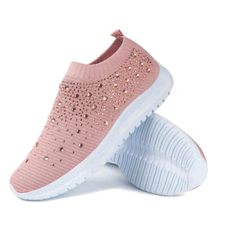 Crystal Shoes - GlamStep-WHITE-3.5-State of Style