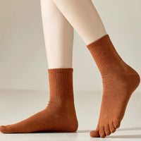 Crystal Traditional Socks – 5-Pack Cotton Toe Socks with Antibacterial Effect-1-State of Style