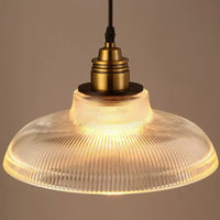 CrystalLoom Glass Pendant Light-Amber-Warm White-State of Style