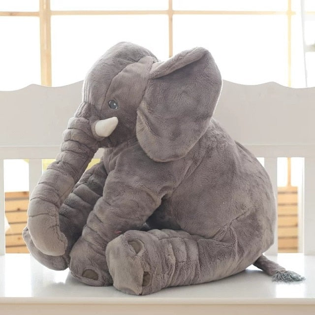 Cuddlephant Plush Elephant Cushion-Grey-40 cm-State of Style