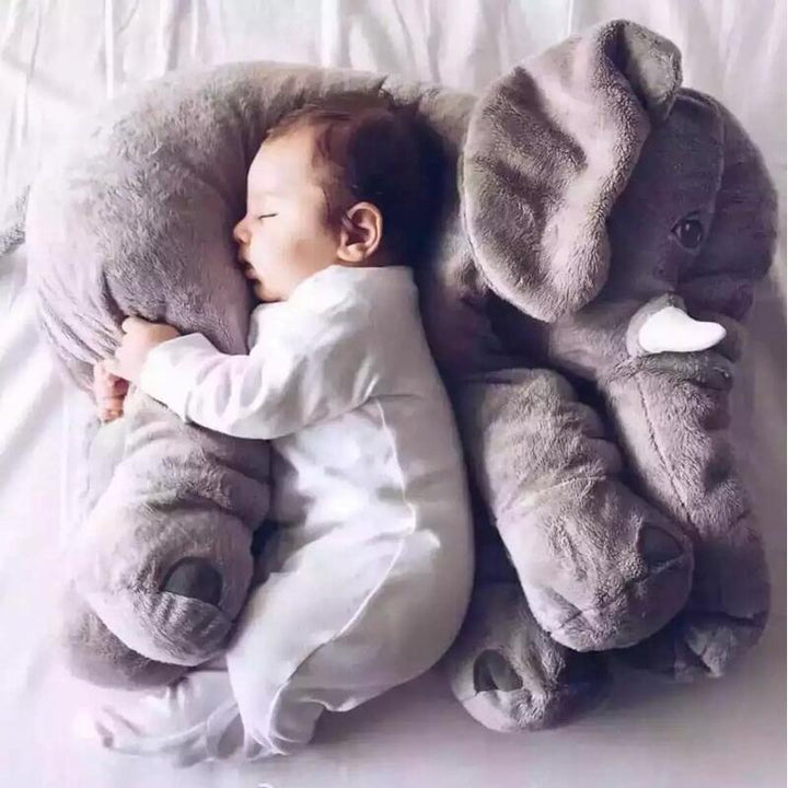 Cuddlephant Plush Elephant Cushion-Grey-40 cm-State of Style