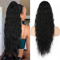 Curly Clip-in Ponytail – Nayla-Black-State of Style