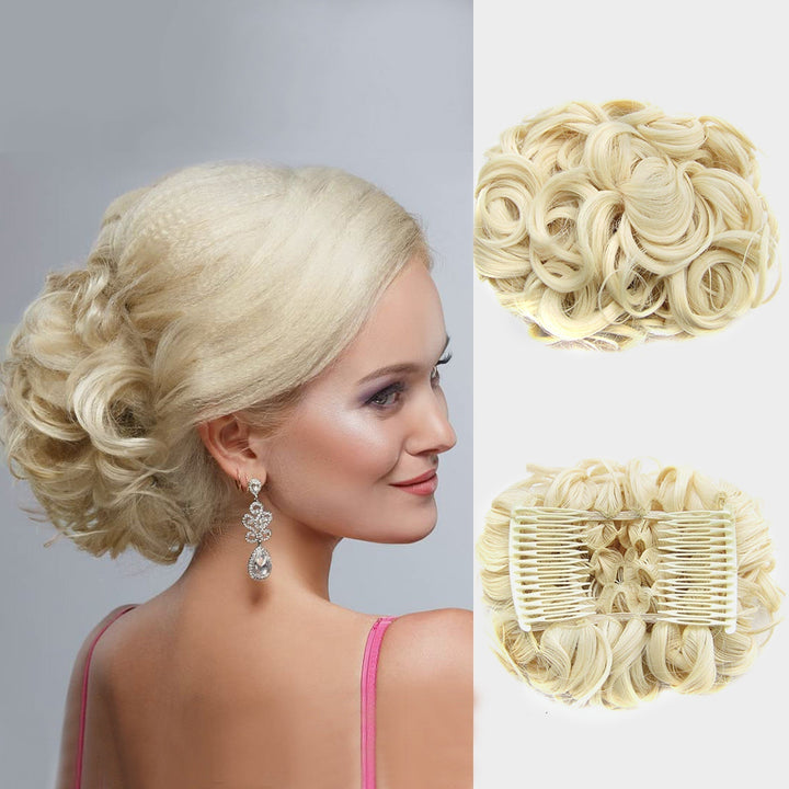 Curly Knot Hair Extension – FluffyFix-01#-State of Style