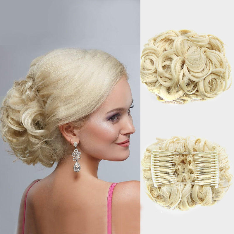 Curly Knot Hair Extension – FluffyFix-01#-State of Style