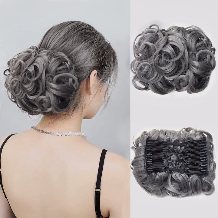 Curly Knot Hair Extension – FluffyFix-01#-State of Style