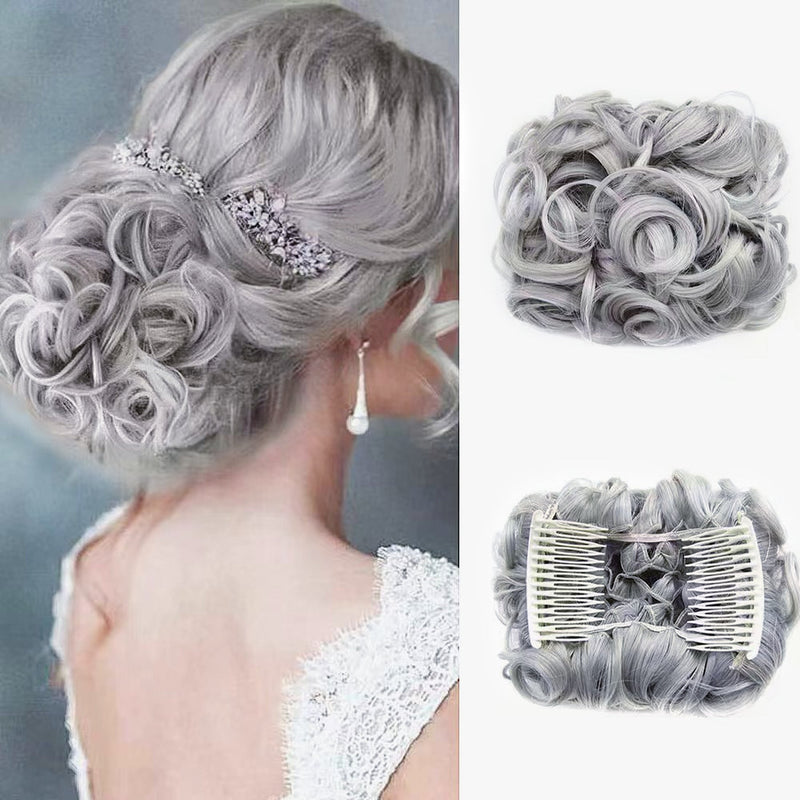 Curly Knot Hair Extension – FluffyFix-01#-State of Style
