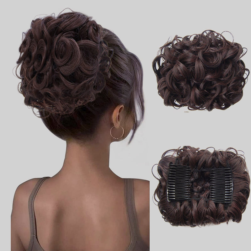 Curly Knot Hair Extension – FluffyFix-01#-State of Style