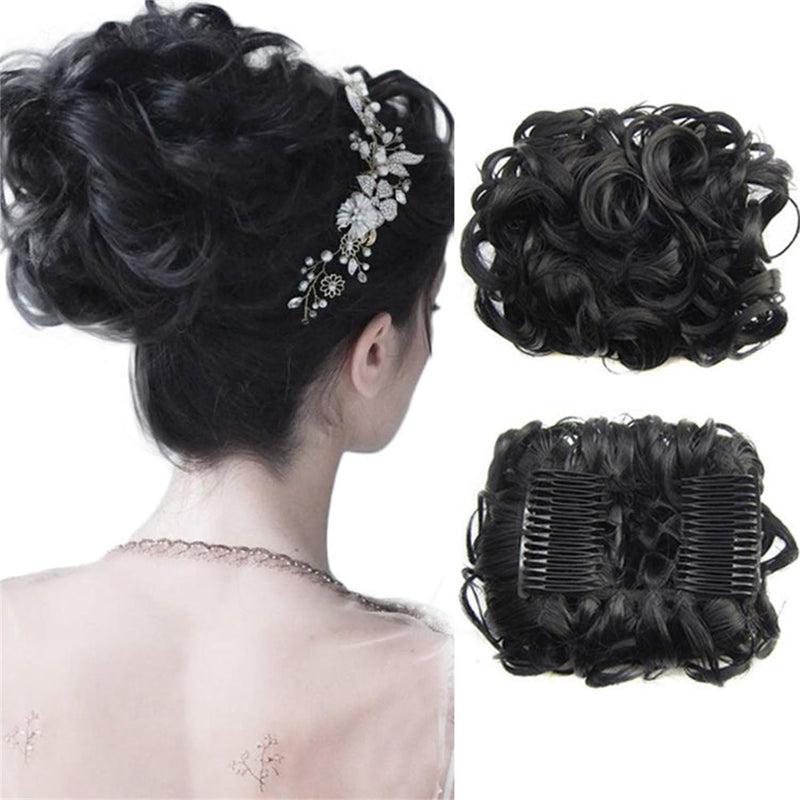 Curly Knot Hair Extension – FluffyFix-01#-State of Style