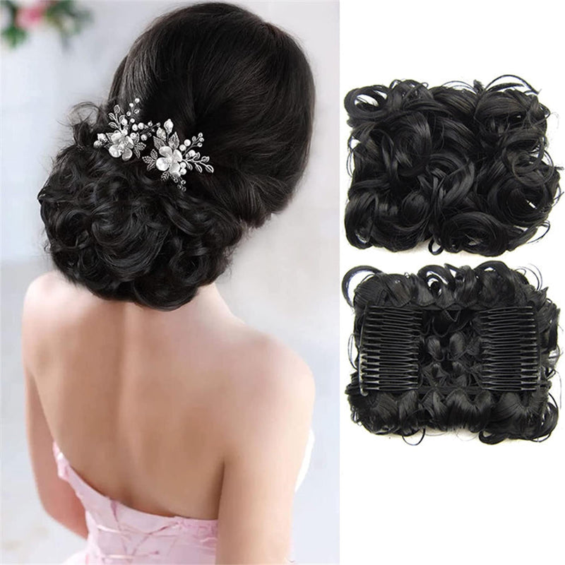 Curly Knot Hair Extension – FluffyFix-02#-State of Style