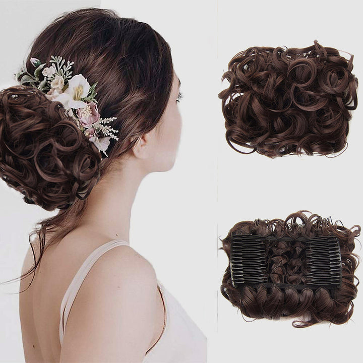Curly Knot Hair Extension – FluffyFix-04#-State of Style