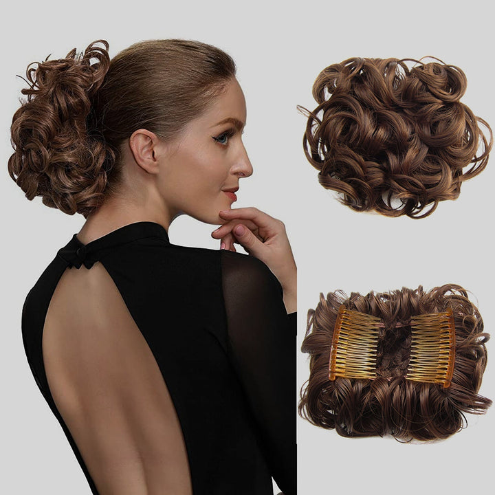 Curly Knot Hair Extension – FluffyFix-05#-State of Style