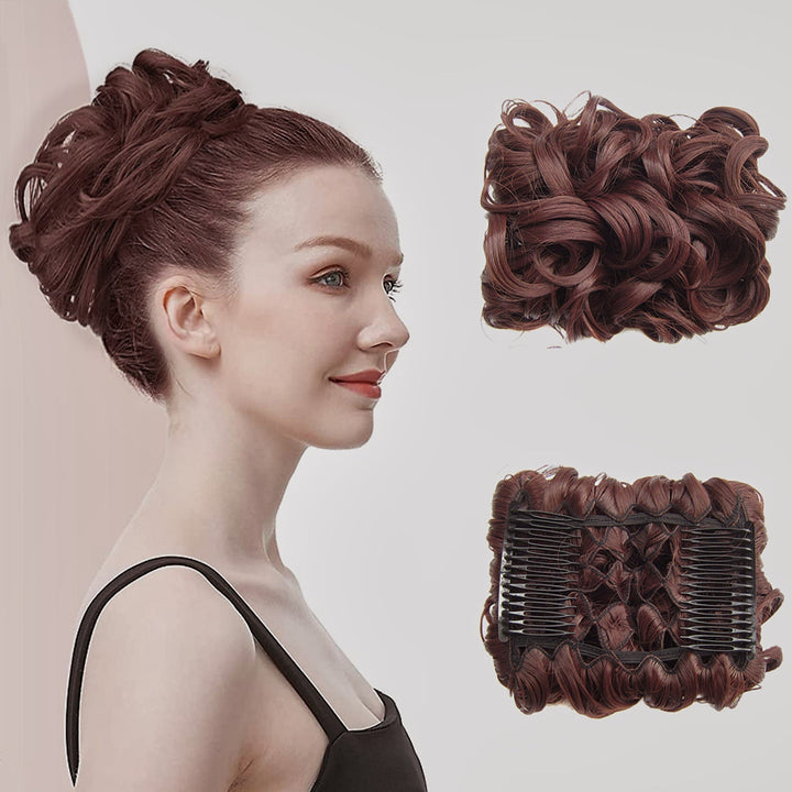 Curly Knot Hair Extension – FluffyFix-18#-State of Style