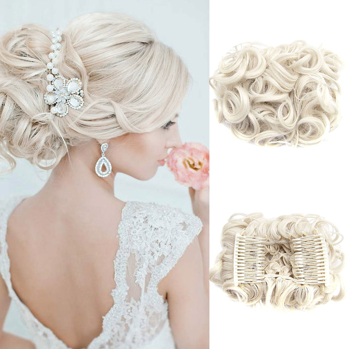 Curly Knot Hair Extension – FluffyFix-19#-State of Style