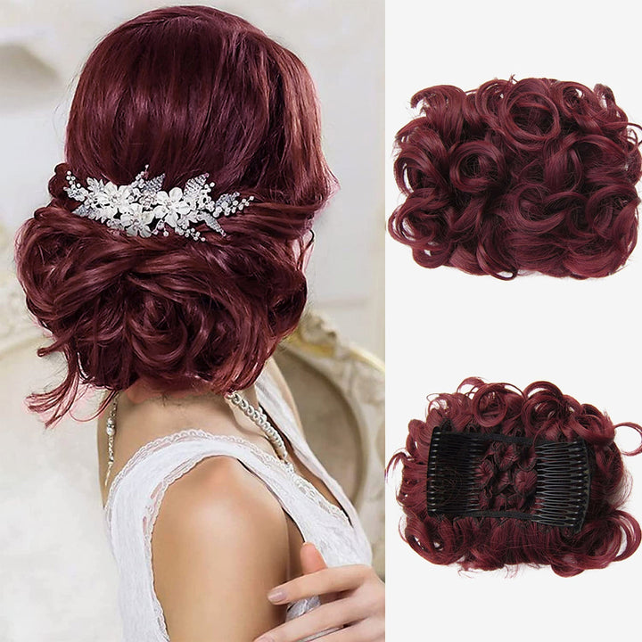 Curly Knot Hair Extension – FluffyFix-20#-State of Style