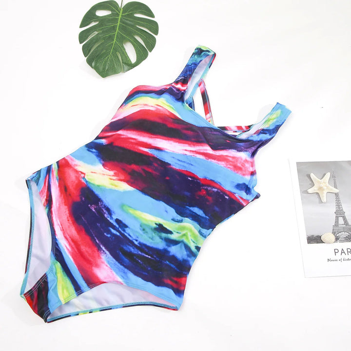 Curvy Embrace Plus-Size One-Piece Swimsuit-Fire-2XL-State of Style